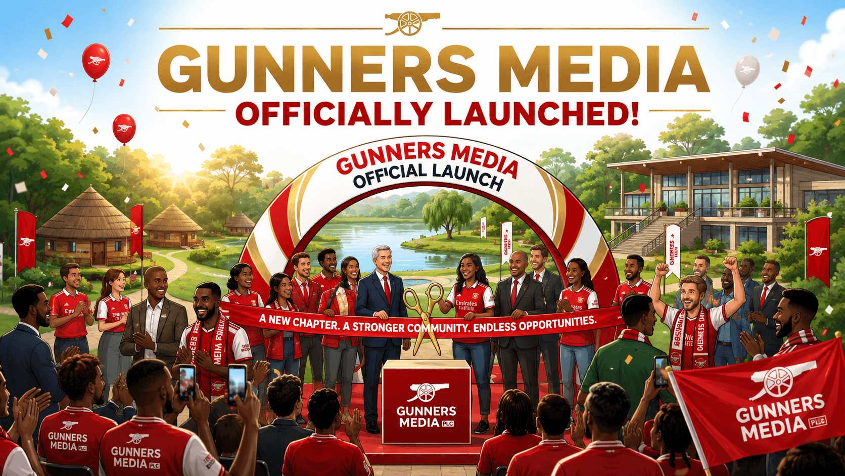 Gunners Media Officially Launches, Marking a Historic New Chapter